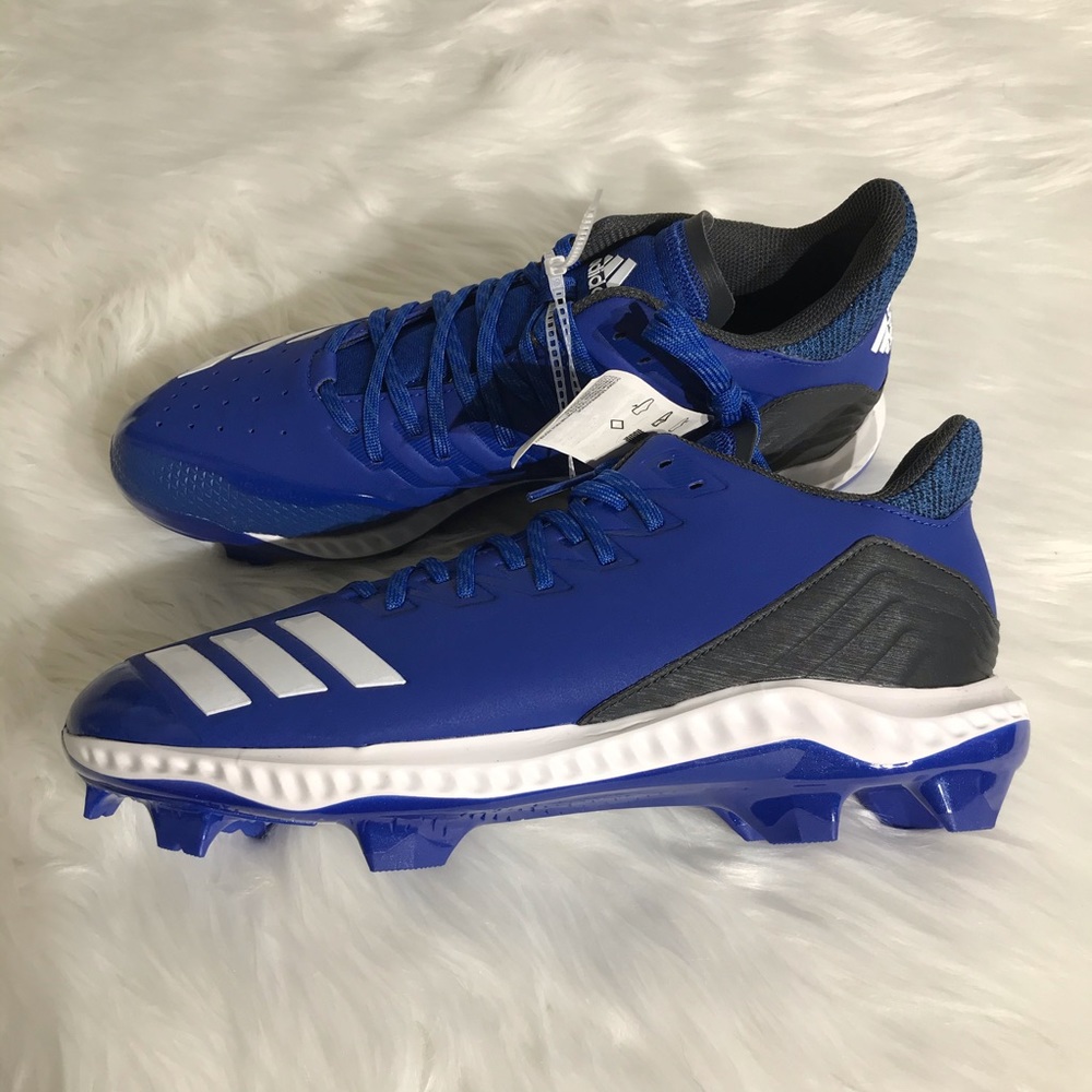 adidas Cleats Football Blue/white Color  Size 12